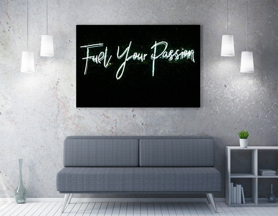 Neon Sign Canvas – Handmade Premium Canvas Wall Art With Glossy Satin Finish