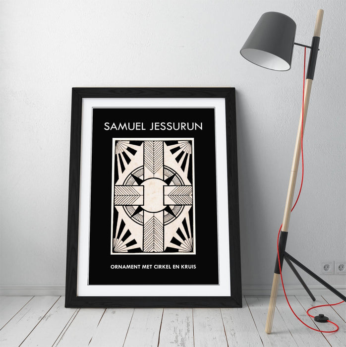 Framed Wall Art Noir Gothic Poster - Handmade UK Picture Print With Woodgrain Frame