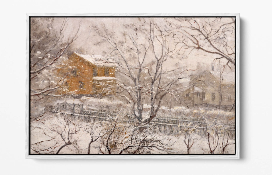 Canvas Wall Art - Amaldus Nielsen Studio Window Float Effect Print on Premium Frame