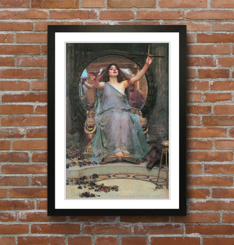 Framed Art Poster - John William Waterhouse Circe Painting Print | Handmade UK Frame