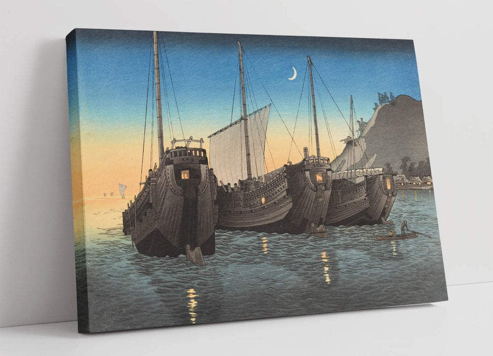 Canvas Wall Art Takahashi Hiroaki Japanese Bay Painting Ready To Hang