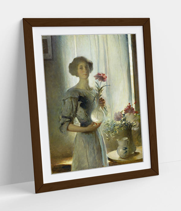 Framed Wall Art Poster Featuring John White Alexander June Painting - Handmade UK