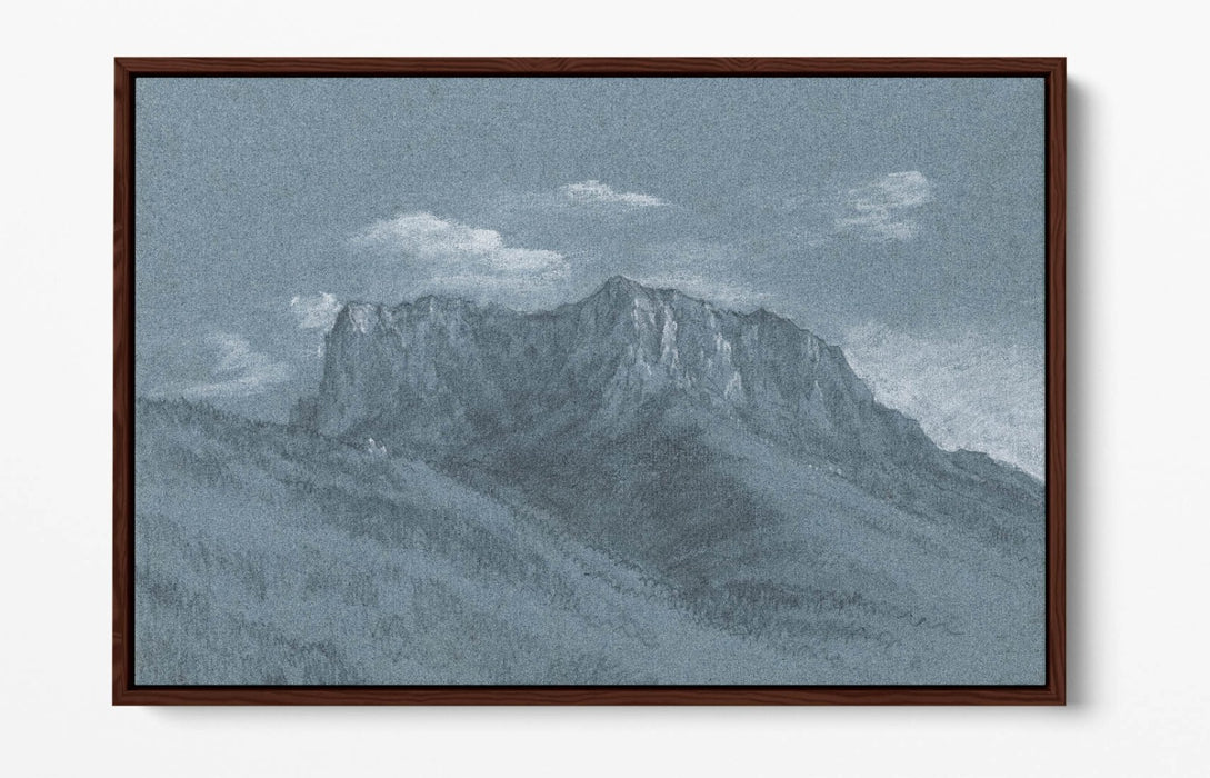 JOHANN GEORG VON DILLIS, THE RAUSCHBERG -FLOAT EFFECT CANVAS WALL ART PRINT