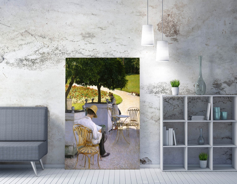 Canvas Wall Art – Gustave Caillebotte Orange Trees Painting | Premium Varnish Finish