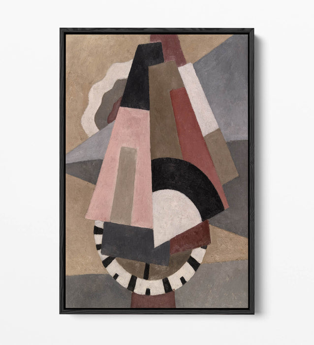 MARSDEN HARTLEY, PROVINCETOWN -FLOAT EFFECT CANVAS WALL ART PRINT