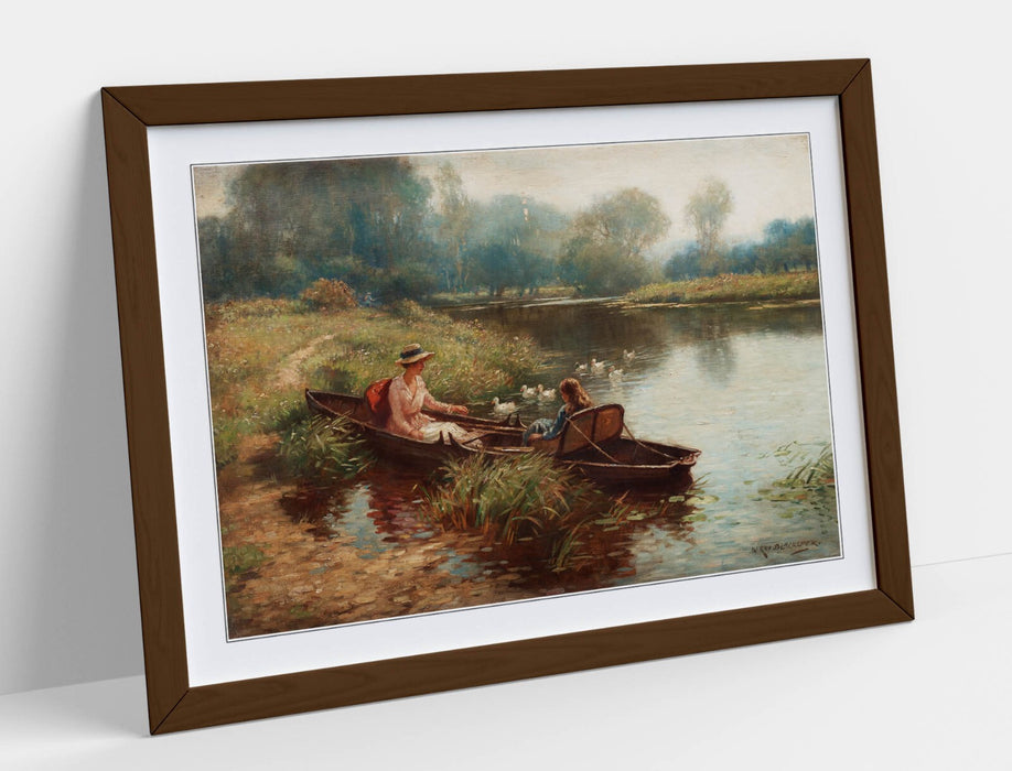 Framed Wall Art Poster – Blacklock Backwater Print | High Quality Frame, Ready To Hang