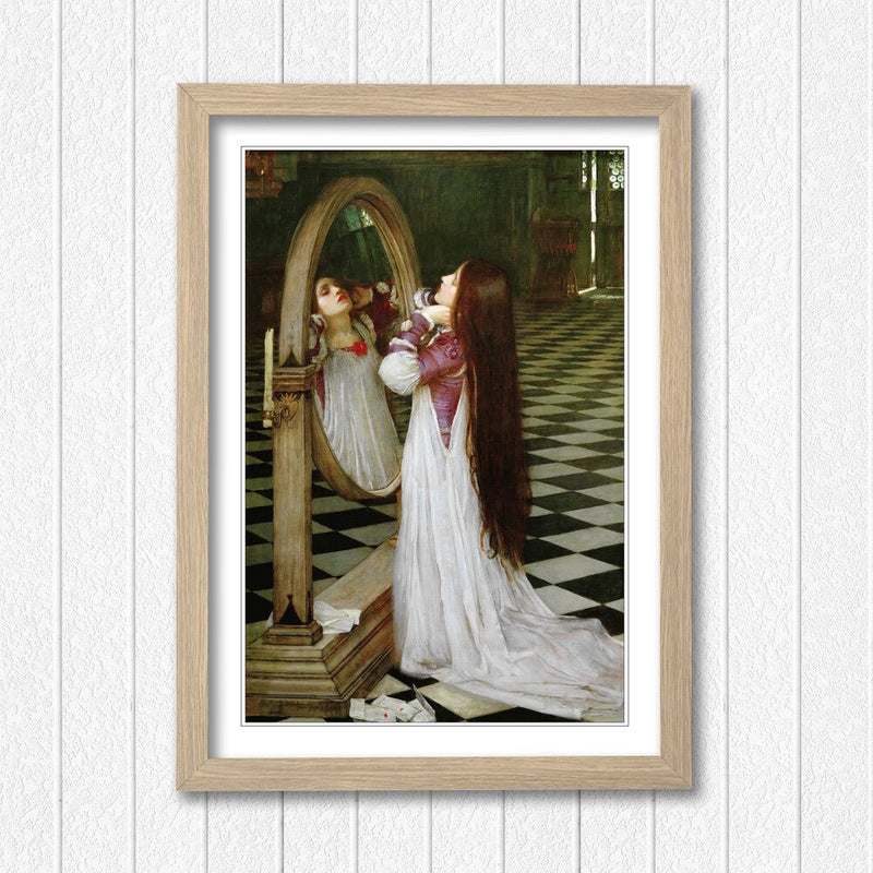 Framed Art Poster – John William Waterhouse Mariana Painting Print | Handmade UK Frame
