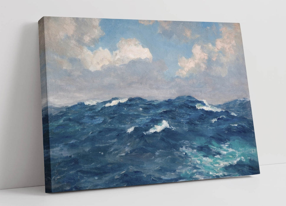 Canvas Wall Art - Beatrice Bright Atlantic Rollers | Handmade Custom Framed Print