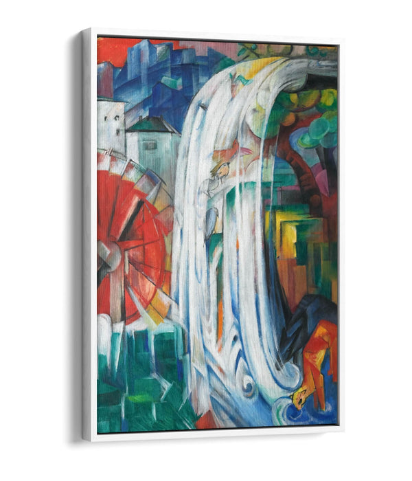 FRANZ MARC, THE BEWITCHED MILL -FLOAT EFFECT CANVAS WALL ART PRINT