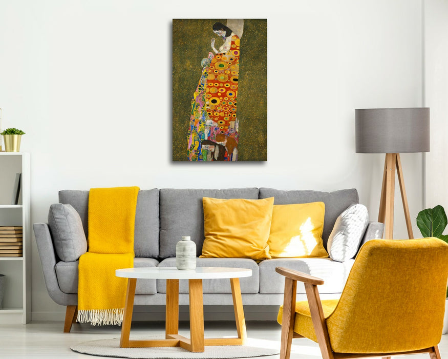 CANVAS WALL ART PRINT ARTWORK PICTURE FRAMED POSTER Love Gustav Klimt Hope 2