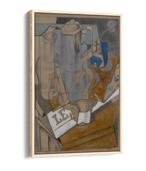 JUAN GRIS, GRANET II -FLOAT EFFECT CANVAS WALL ART PRINT