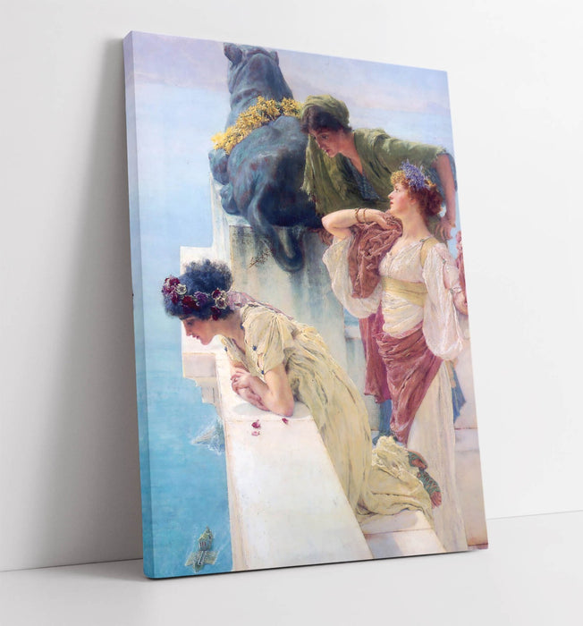 Canvas Wall Art - Lawrence Alma Tadema Coign Of Vantage Premium Print