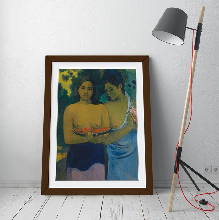 Framed Wall Art - Paul Gauguin Two Tahitian Women Print | Handmade UK Poster