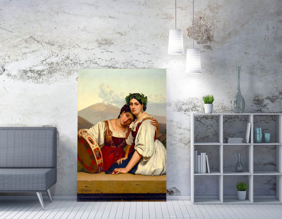 Canvas Wall Art – Guillaume Bodinier Young Napolitaines Handmade Print on Archival Grade Canvas