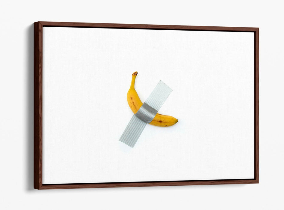 Canvas Wall Art - Banana Modern Kitchen Decor | Float Effect Handmade Print