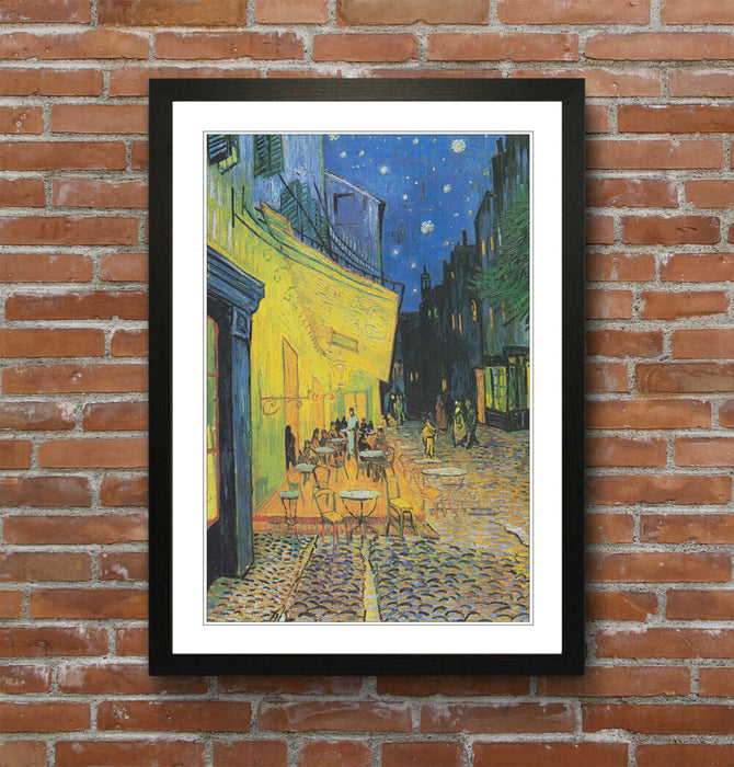 Van Gogh Wall Art – Framed Painting Print With Woodgrain Frame | Museum Quality
