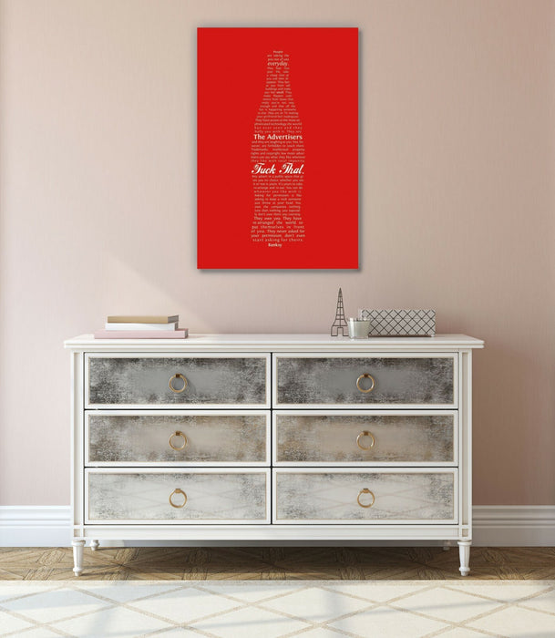 BANKSY CANVAS STREET WALL ART PRINT ARTWORK Bansky People are taking the piss