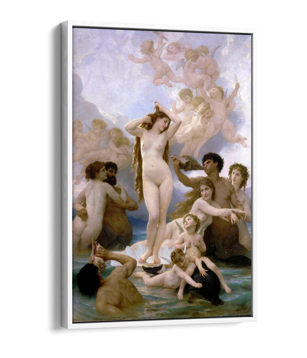 Float Effect Canvas Art - Handmade UK Premium Canvas Print Birth Of Venus