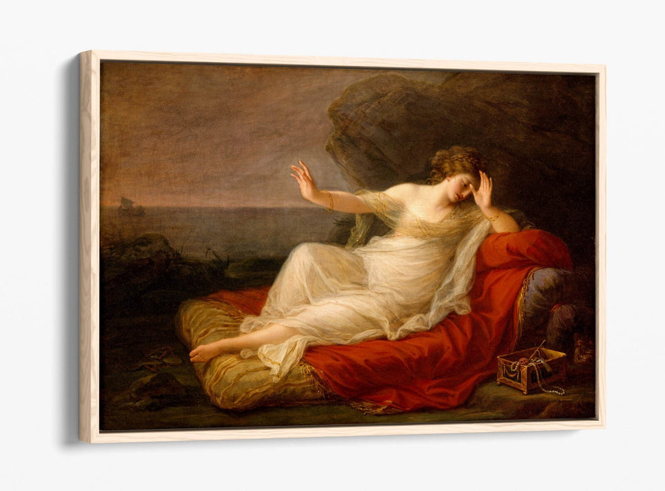 Float Effect Canvas Wall Art - Angelica Kauffman Ariadne Abandoned By Theseus Museum Quality Print