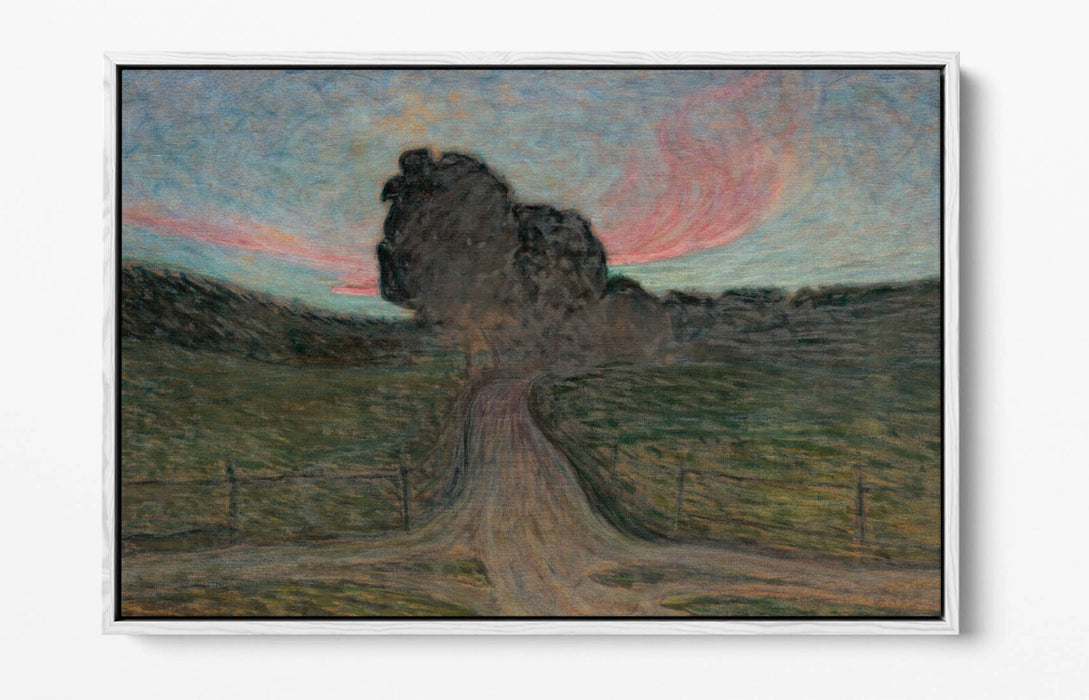 EUGENE JANSSON, EVENING MOOD-LIDINGO -FLOAT EFFECT CANVAS WALL ART PRINT