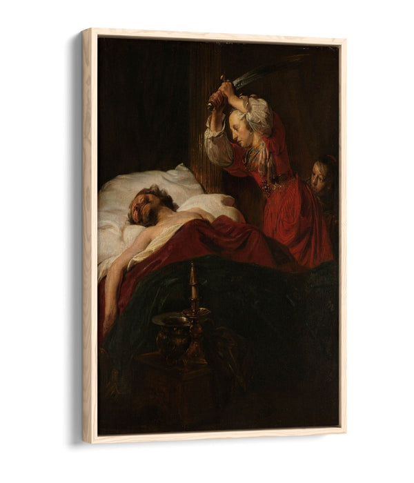 Float Effect Canvas Art - Judith And Holofernes Print By Jan De Bray | Premium Ready To Hang Wall Decor