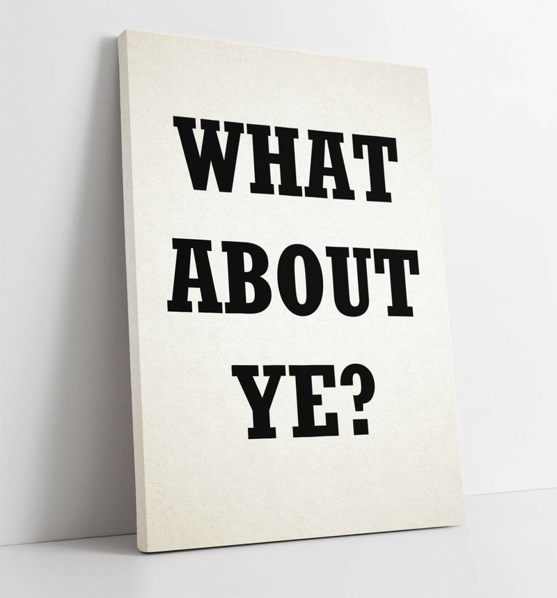 Canvas Wall Art – Derry Slang Quote Print | Handmade UK Deep Frame Canvas Art