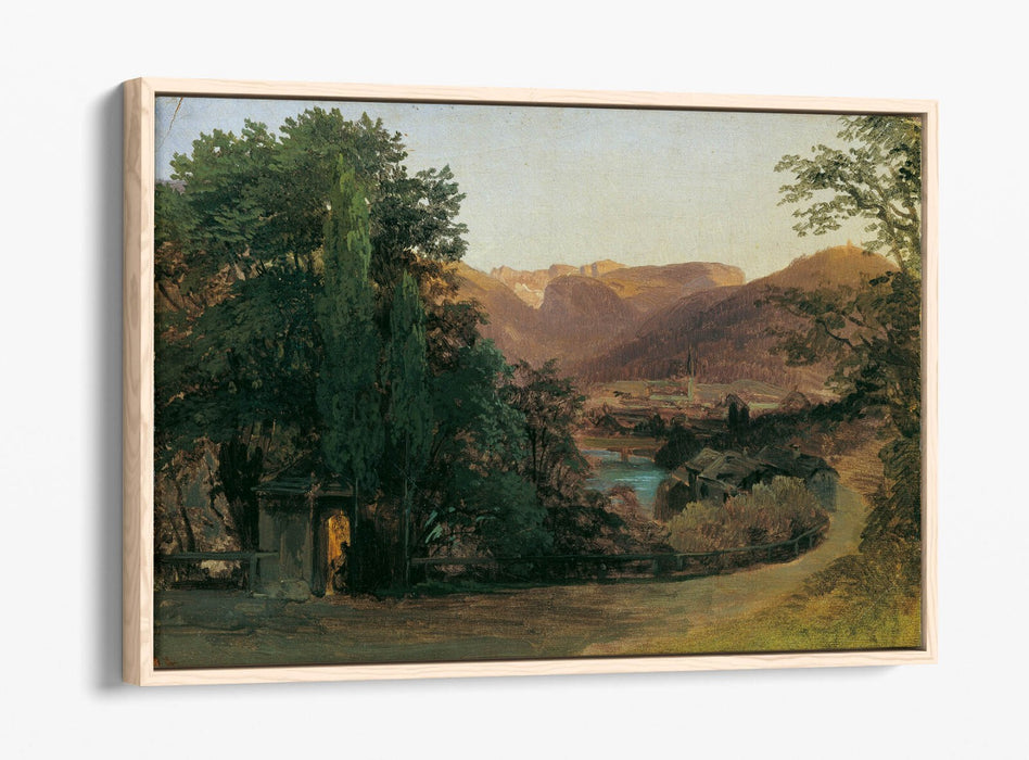 THOMAS ENDER, AREA NEAR ISCHL -FLOAT EFFECT CANVAS WALL ART PIC PRINT