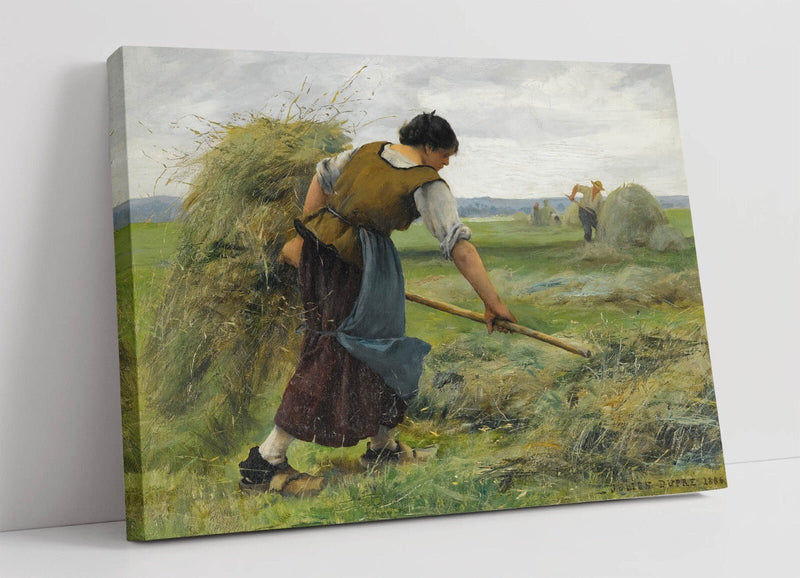 Canvas Wall Art - Julien Dupre The Reapers | Handmade Canvas Print UK