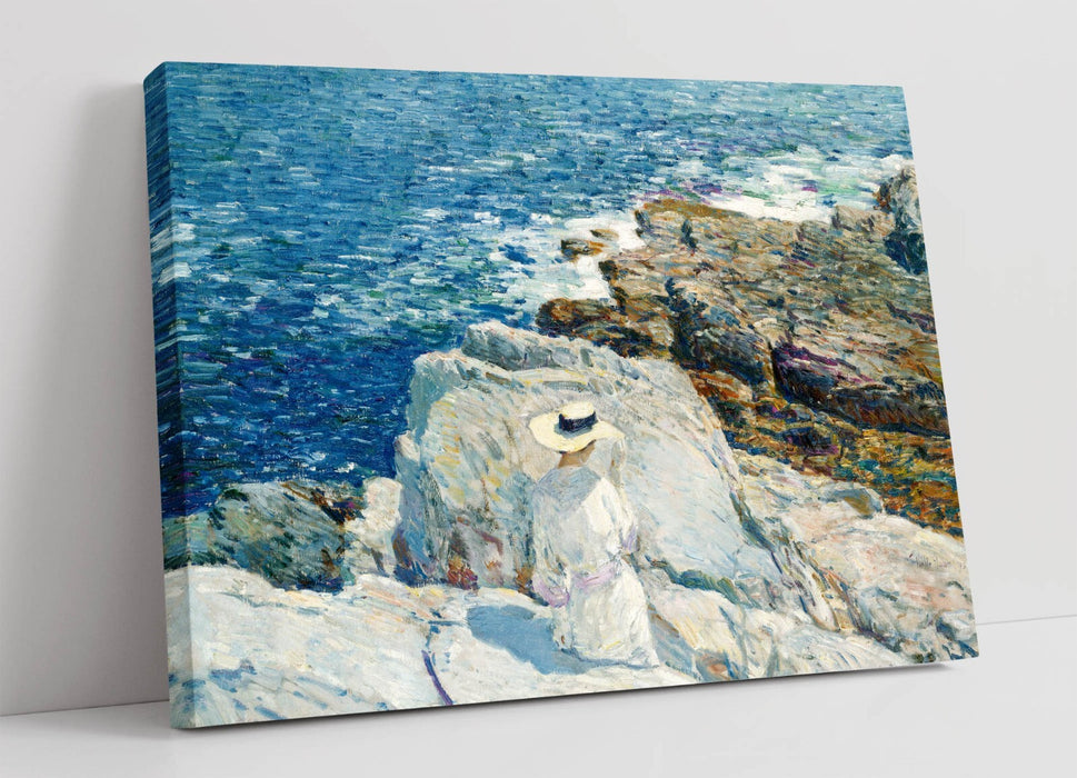 Canvas Wall Art - Childe Hassam South Ledges Print | Handmade Vibrant Canvas Art