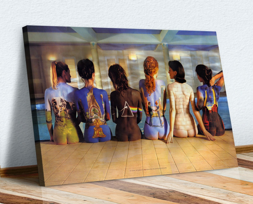 Pink Floyd Canvas Art - Handmade UK Painted Women Canvas Wall Decor, 30mm Deep Frame