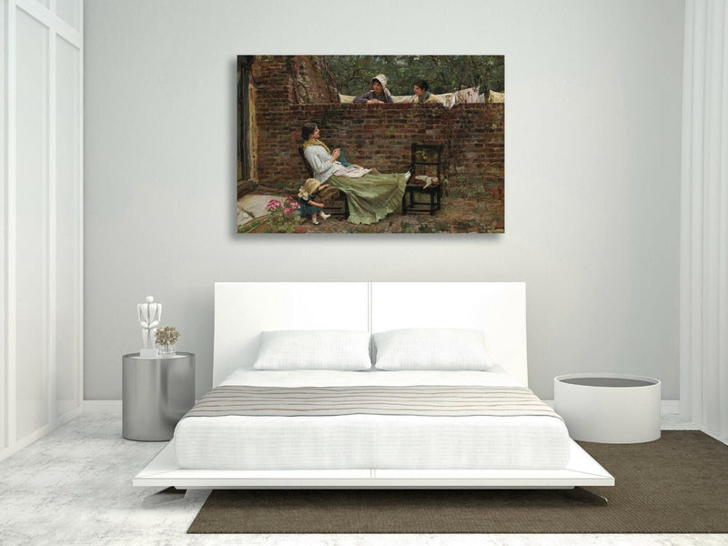 Canvas Wall Art | Framed Classic Art Print by John William Waterhouse – Premium Varnish Finish