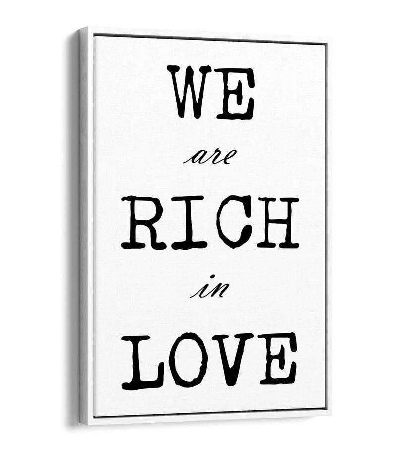 Canvas Wall Art Family Quote Canvas - Handmade Float Effect Print | UK Made