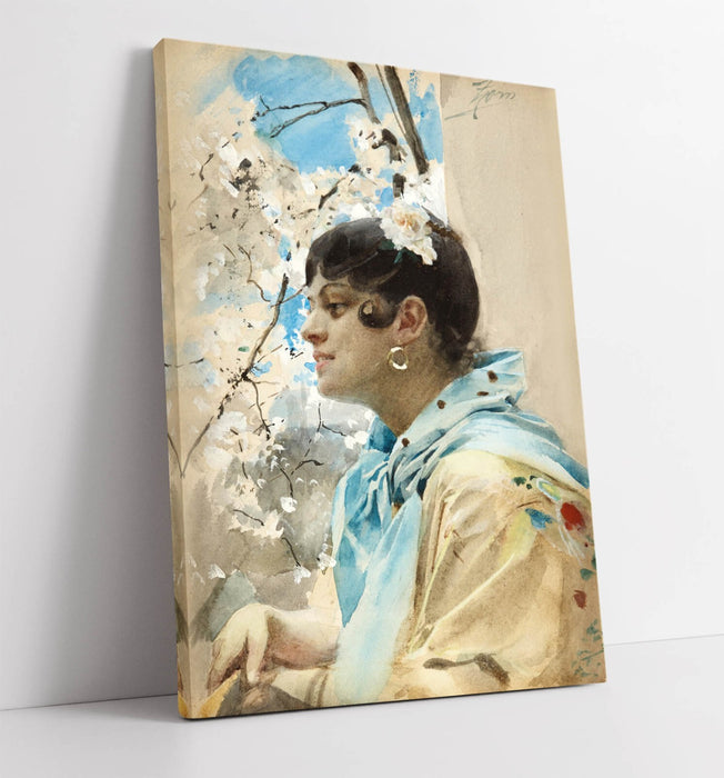 Canvas Wall Art - Anders Zorn Carmen Painting Print | Premium Handmade Canvas Art Print