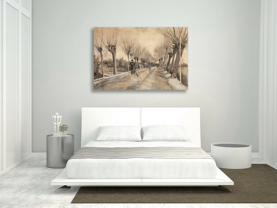 VAN GOGH CANVAS WALL ART PRINT ARTWORK  PICTURE THE ROAD TO ETTEN