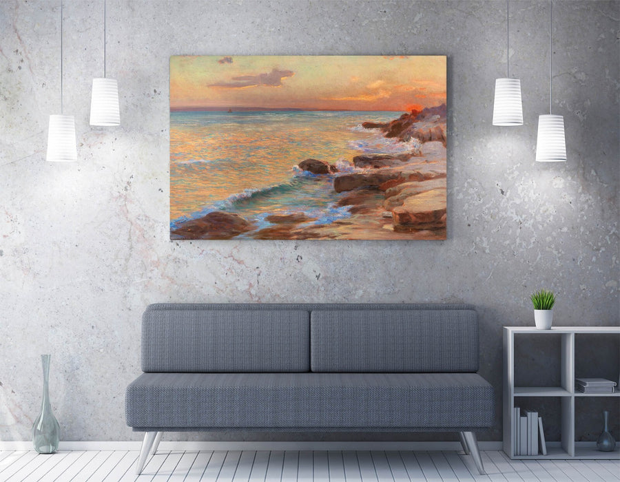Canvas Wall Art - Sunset Canvas Print By Menci Clement Crncic | Handmade UK Artwork