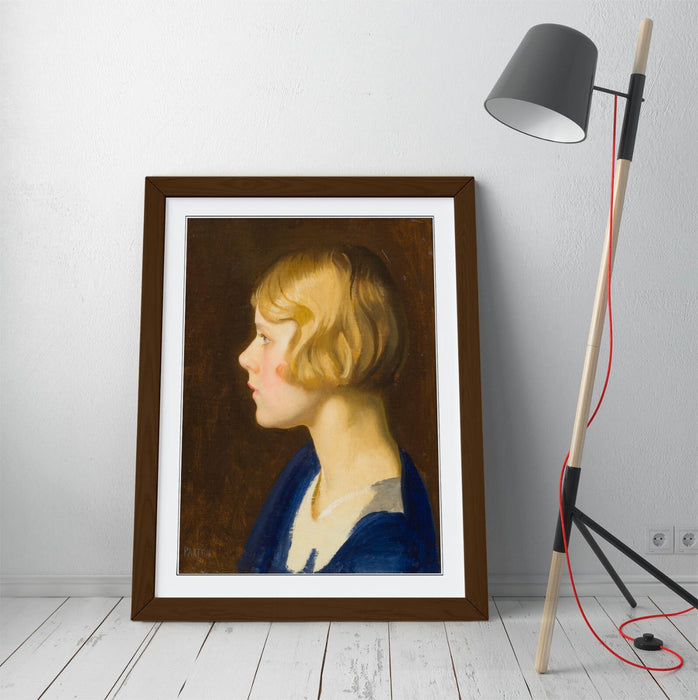 Framed Wall Art - William McGregor Paxton Edna Painting Print | Handmade UK Art