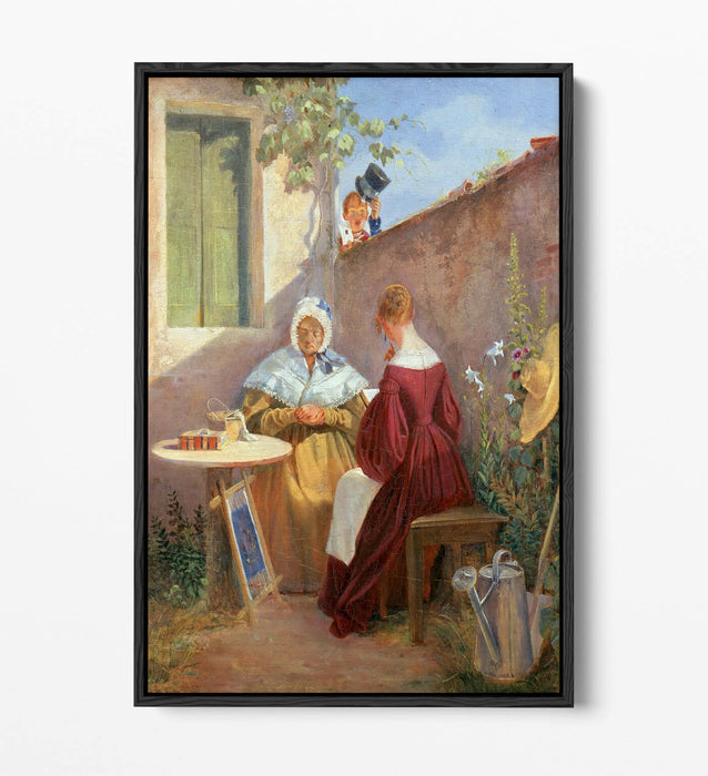 CARL SPITZWEG, THE LOVE LETTER -FLOAT EFFECT CANVAS WALL ART PIC PRINT