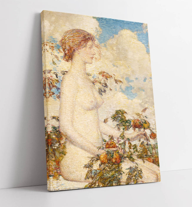 Canvas Wall Art – Pomona Painting Print by Childe Hassam | Handmade, Ready to Hang