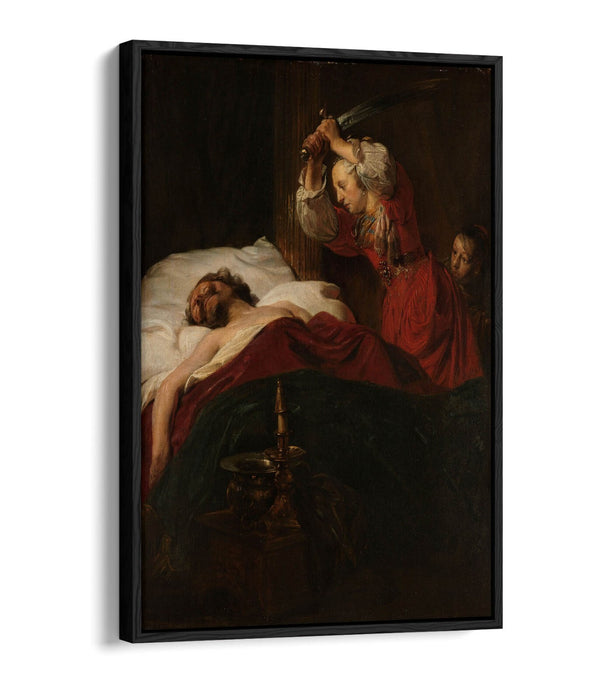 Float Effect Canvas Art - Judith And Holofernes Print By Jan De Bray | Premium Ready To Hang Wall Decor