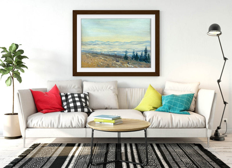 Framed Art Poster - Ferdinand Katona High Tatras Artwork | Handmade Wall Decor