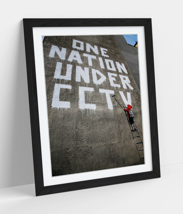 Banksy Framed Art – Graffiti Wall Decor | Urban Street Art Poster Print