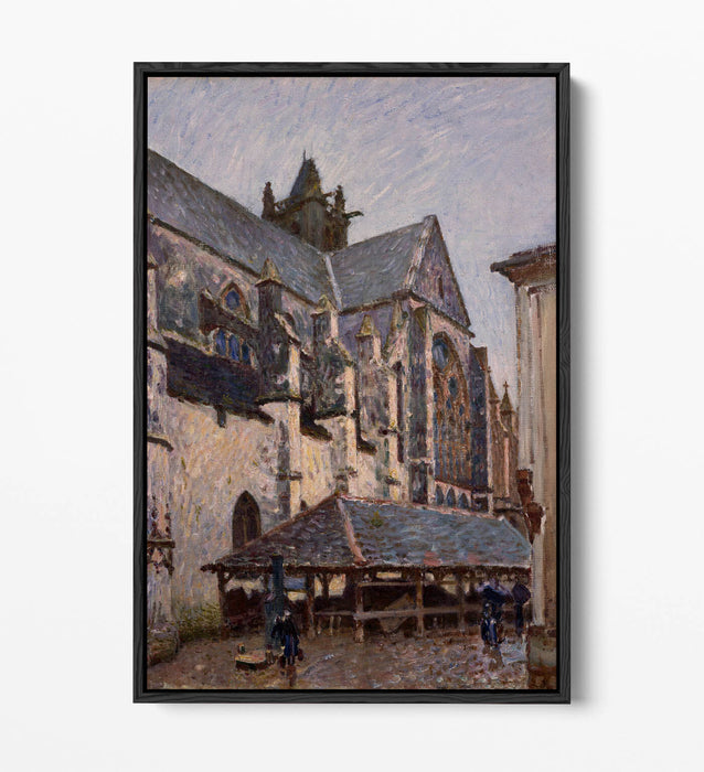 Canvas Wall Art Print Featuring Alfred Sisley | Float Effect Premium Canvas Frame