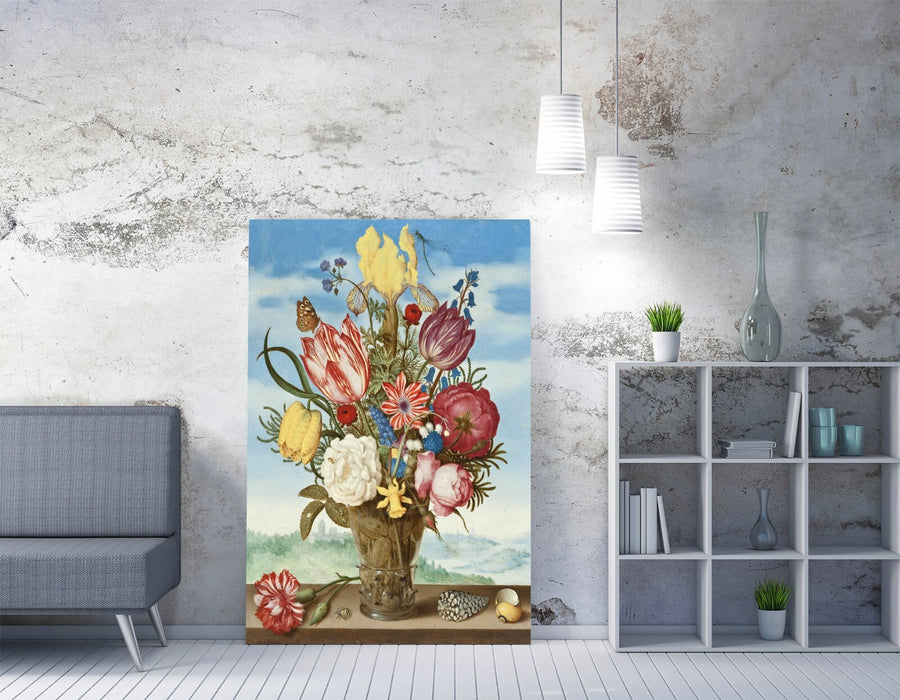Canvas Wall Art – Ambrosius Bosschaert Bouquet Floral Print | Handmade UK Canvas