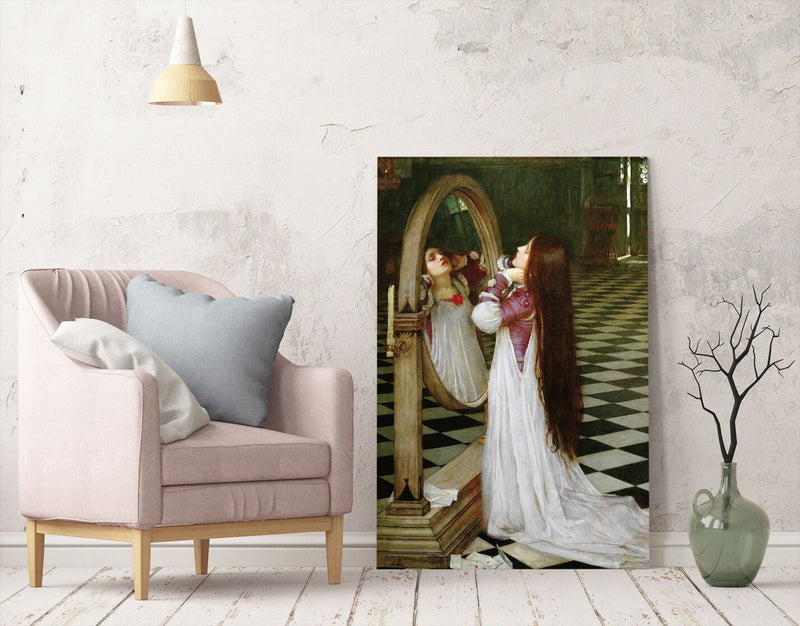 Canvas Wall Art – Framed Canvas Print of John W Waterhouse Mariana in the South