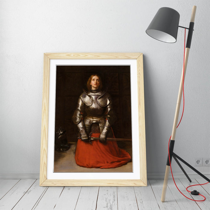 Framed Wall Art - Joan of Arc Print by John Everett Millais | Handmade UK Frame