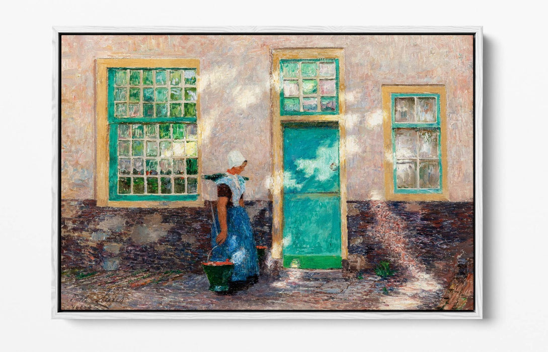 EMILE CLAUS, THE LITTLE SERVANT -FLOAT EFFECT CANVAS WALL ART PIC PRINT