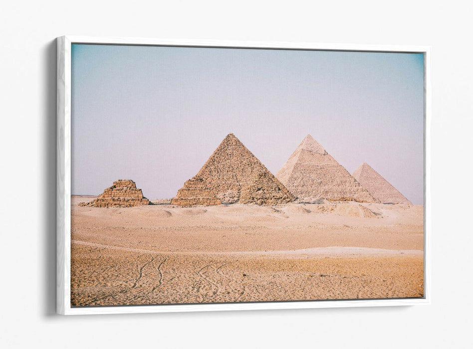 Pyramids Of Giza Canvas - Premium Float Effect Wall Art With Vibrant Colors