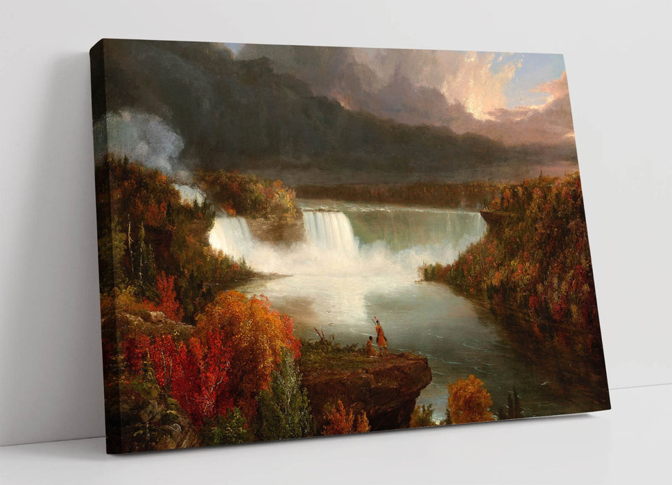 Canvas Wall Art - Thomas Cole Artwork | Niagara Falls Print on Premium Canvas