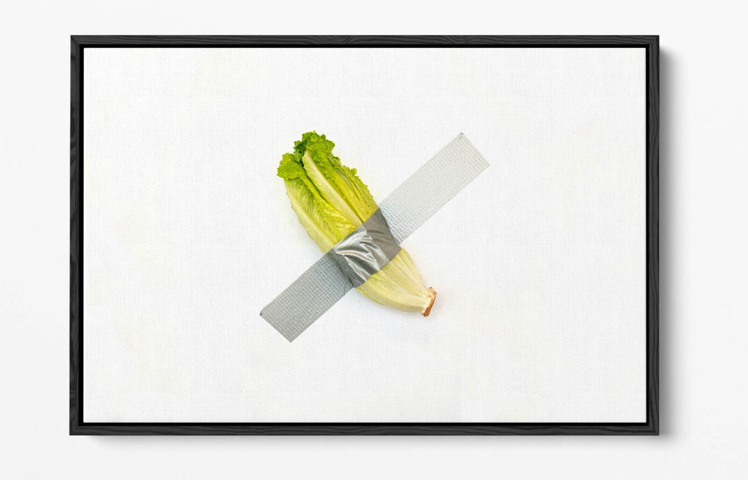 Canvas Wall Art - Modern Kitchen Decor | Float Effect Handmade Print With Premium Frame