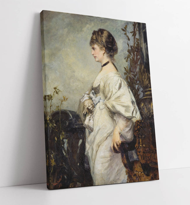 HANS MAKART, MAGDALENA PLACH -CANVAS WALL ART ARTWORK PRINT